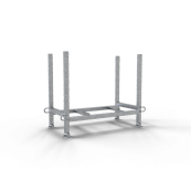 Pallet for crowd barriers | Dimensions: 1400 x 575 x 825 mm